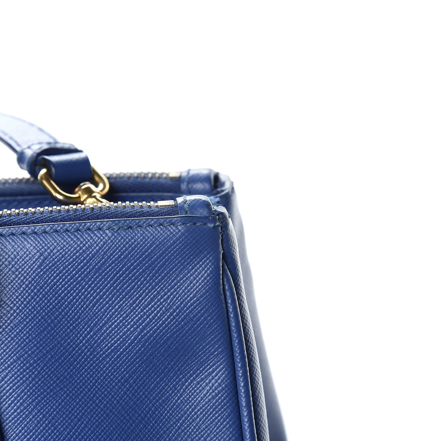 Prada Saffiano Small Galleria Double Zip Tote Bluette 15 of 22