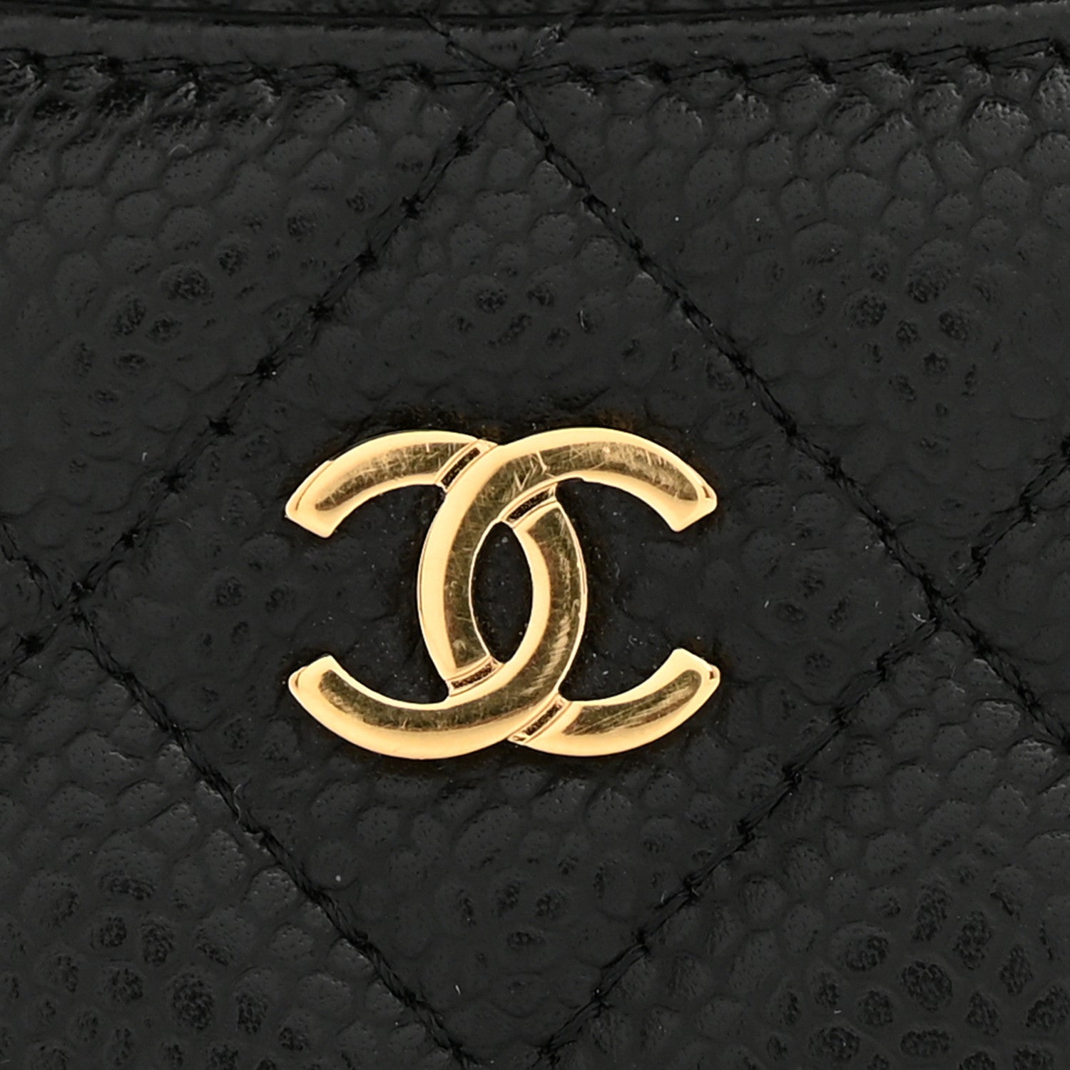 Chanel Caviar Quilted Card Holder Black 11 of 11