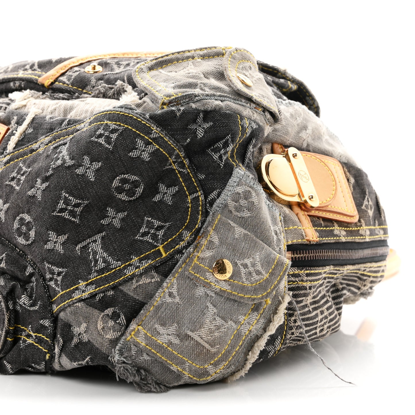 Denim Patchwork Bowly Black