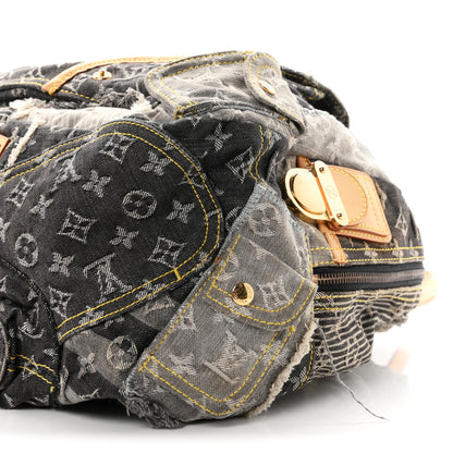 Louis Vuitton Denim Patchwork Bowly Black 10 of 11
