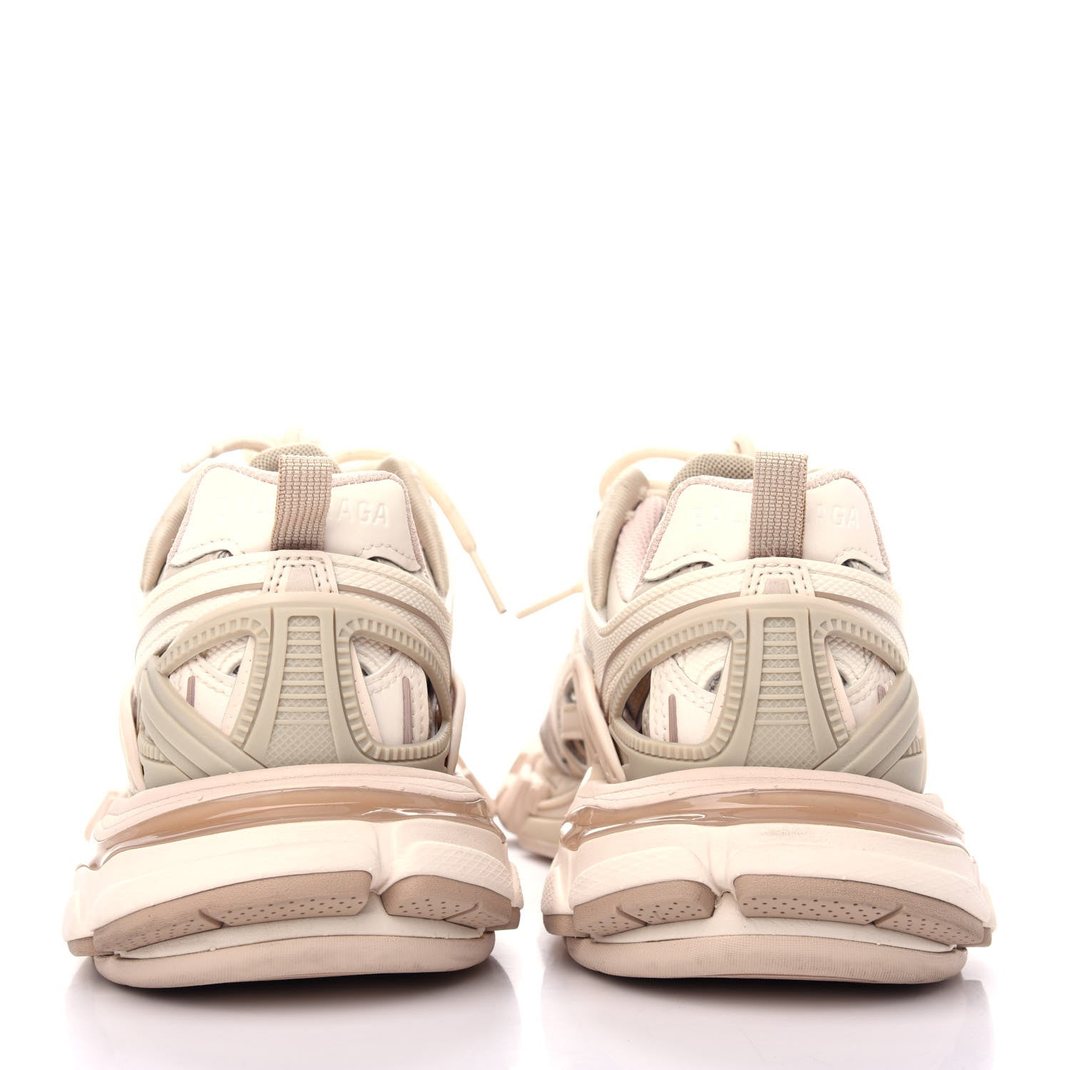 Balenciaga Rubber Mesh Bi-Color Womens Track.2 Open Sneakers 36 Nude 7 of 11