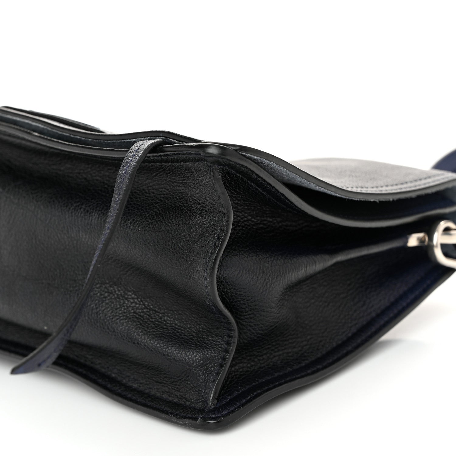 Prada Glace Calf Etiquette Flap Inchiostro Astrale 12 of 12
