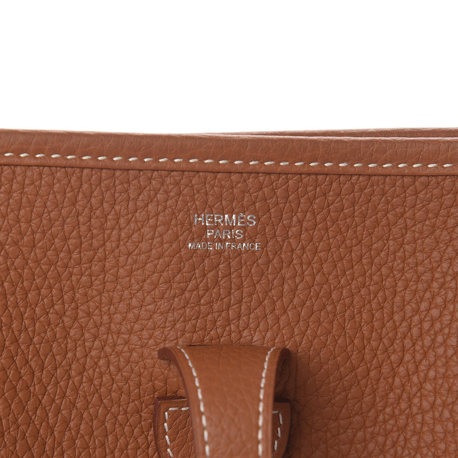 Hermes Taurillon Clemence Evelyne III PM Gold 6 of 12