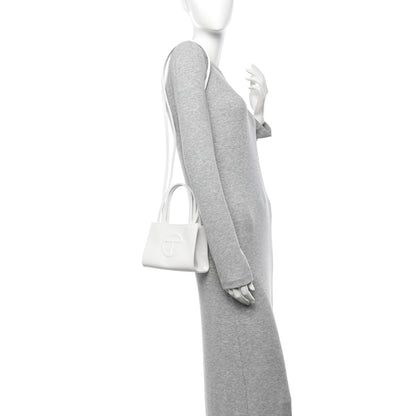 Telfar Vegan Leather Small Shopping Bag White White 2 of 10