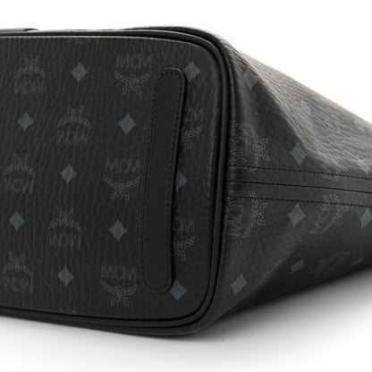 MCM Visetos Medium Liz Reversible Shopper Tote Black 17 of 18