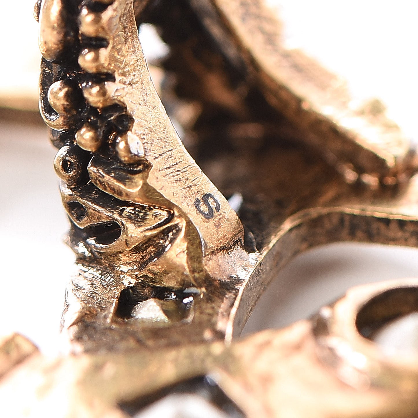 Crystal Double G Ring S Multicolor