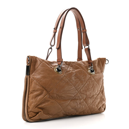 Lanvin Lambskin Amalia Double Wear Satchel Camel 2 of 17