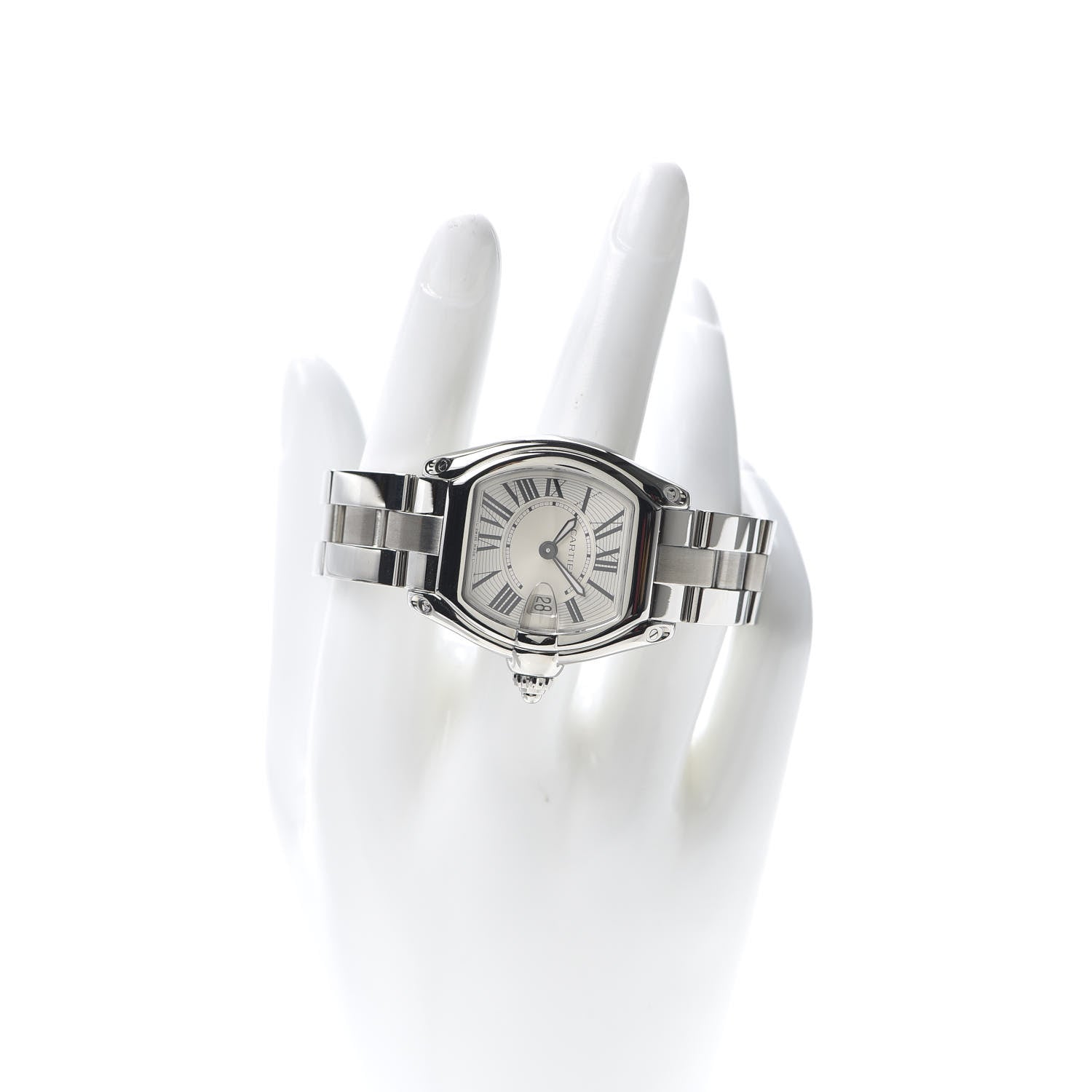 Cartier Stainless Steel 31mm Roadster Quartz Watch 2 of 7