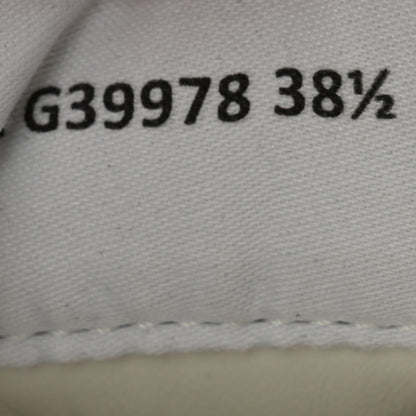 Chanel Suede Kidskin Womens CC Sneakers 38.5 Burgundy White 8 of 12