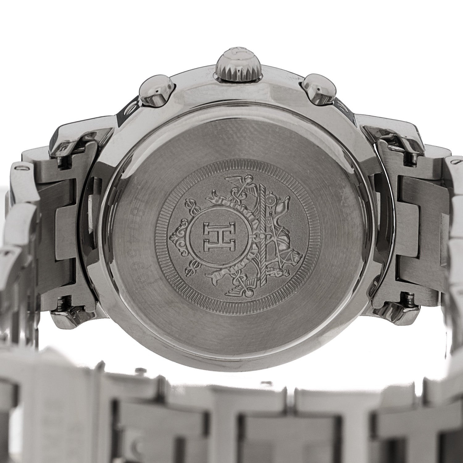 Hermes Stainless Steel 31mm Clipper Chronograph Quartz Watch 4 of 4
