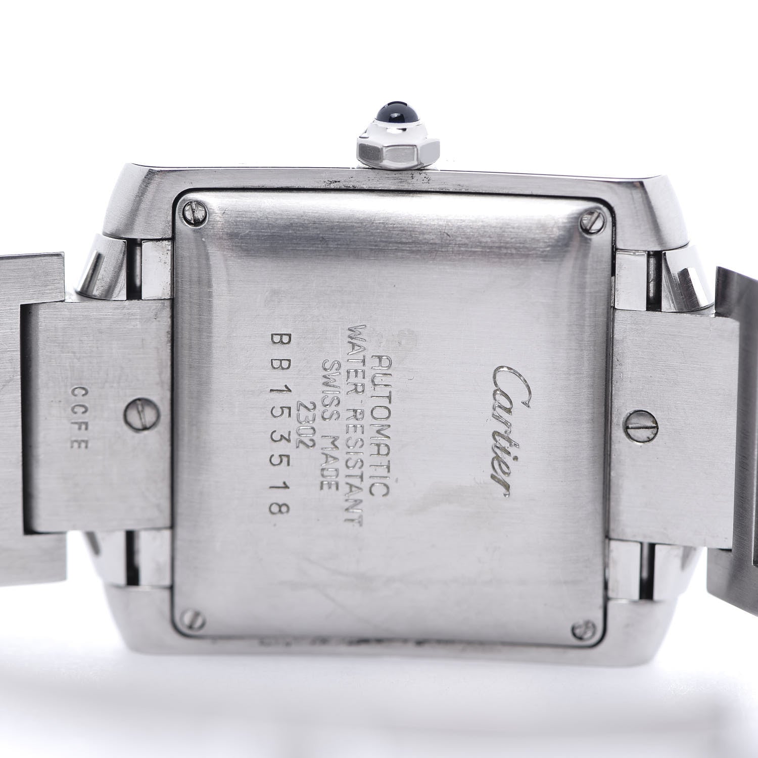 Cartier Stainless Steel 28mm Tank Francaise Automatic Watch 5 of 8