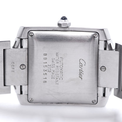 Cartier Stainless Steel 28mm Tank Francaise Automatic Watch 5 of 8