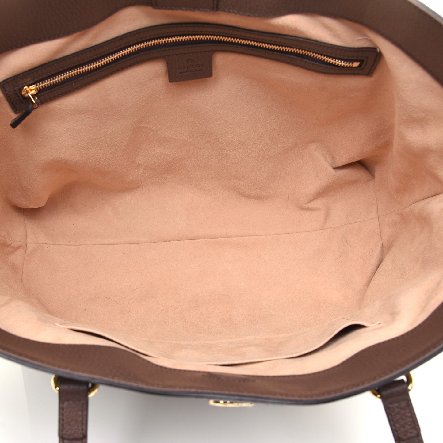 GG Supreme Monogram Medium Ophidia Shopping Tote Brown