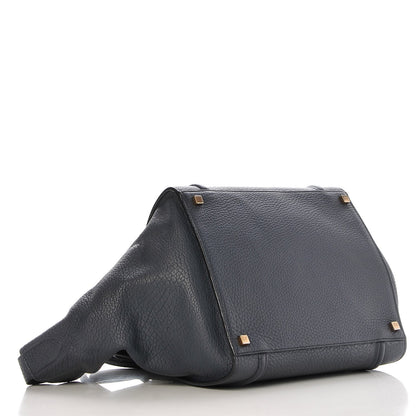 Celine Bullhide Calfskin Medium Phantom Luggage Navy Blue 4 of 11