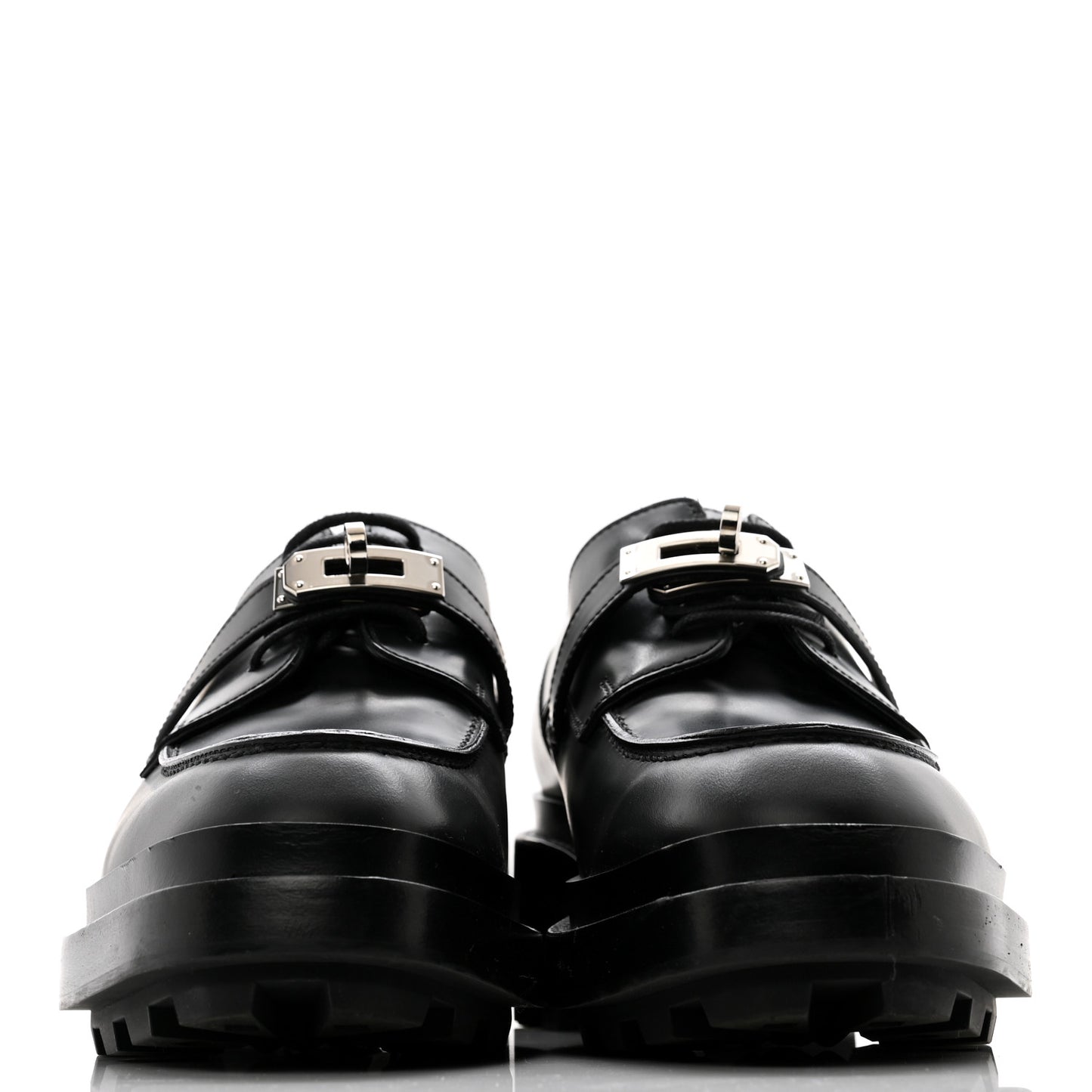 Glossed Calfskin First Oxford 38.5 Black
