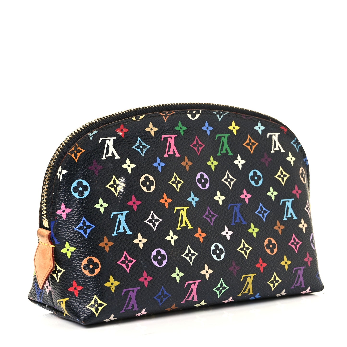 Monogram Multicolor Cosmetic Pouch Black Grenade