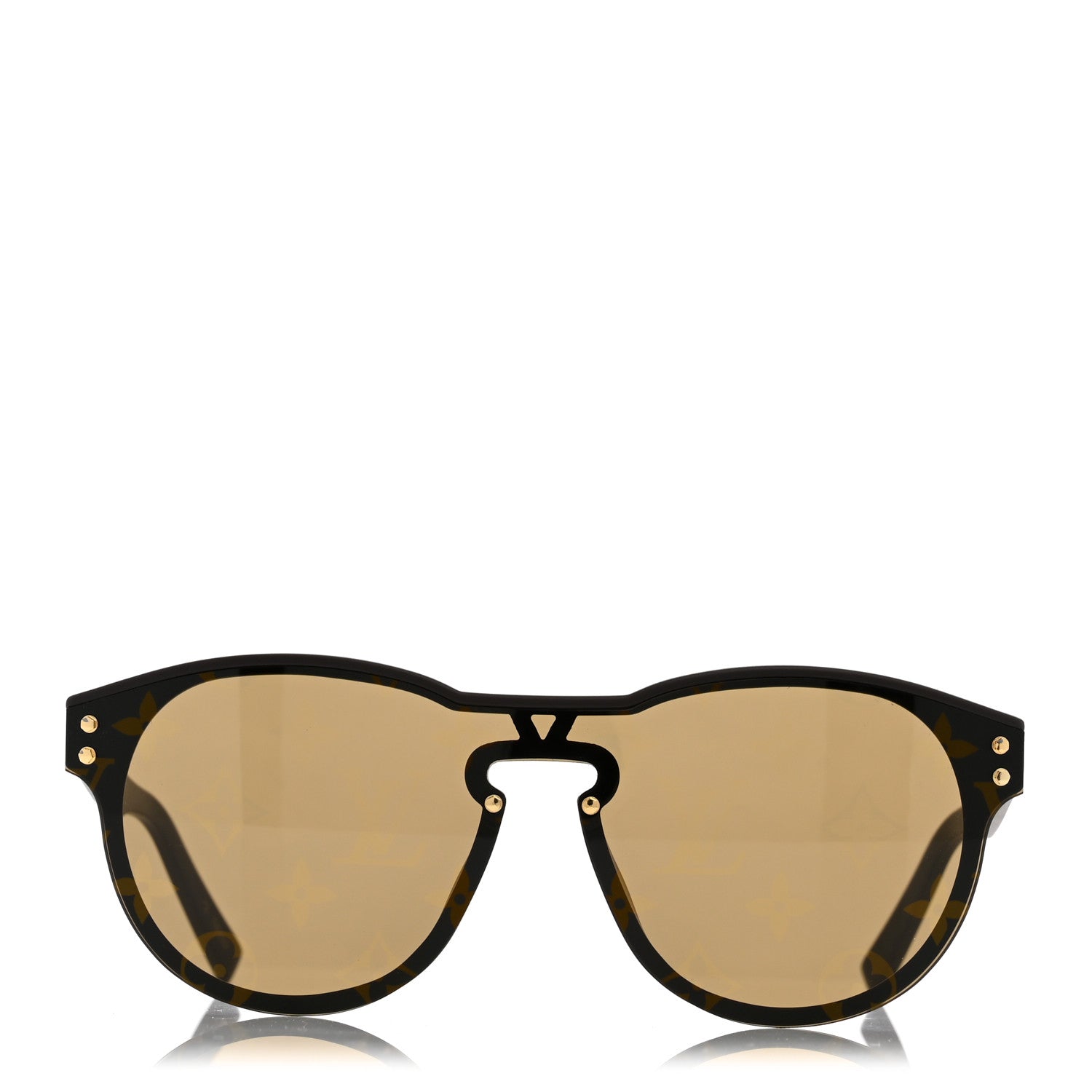 Louis Vuitton Acetate LV Waimea Round Sunglasses Z1487E Brown 2 of 7