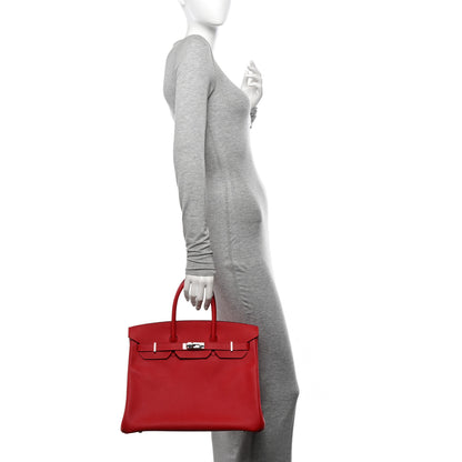 Hermes Epsom Birkin 35 Rouge Casaque 2 of 12