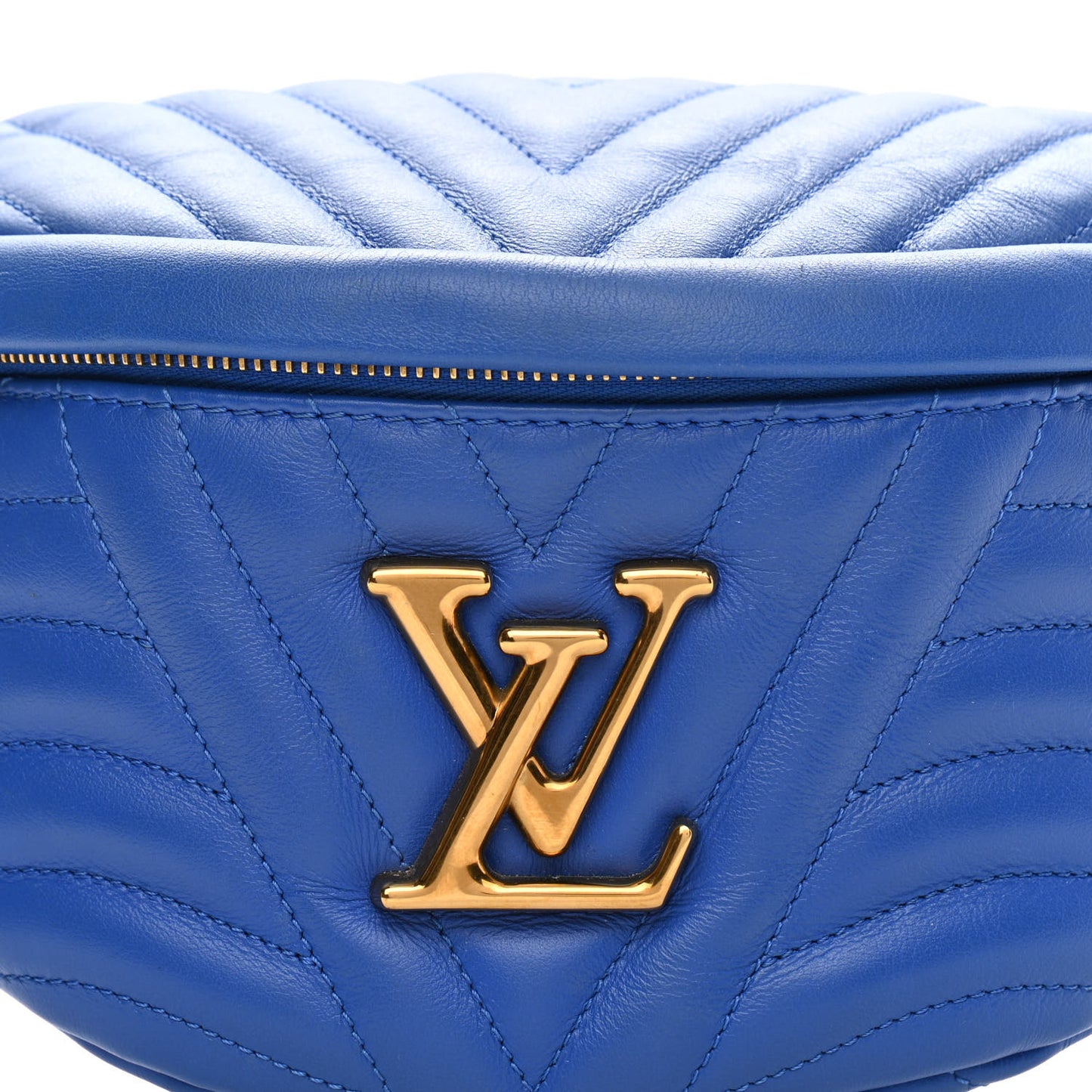 Calfskin New Wave Bumbag Blue Neon