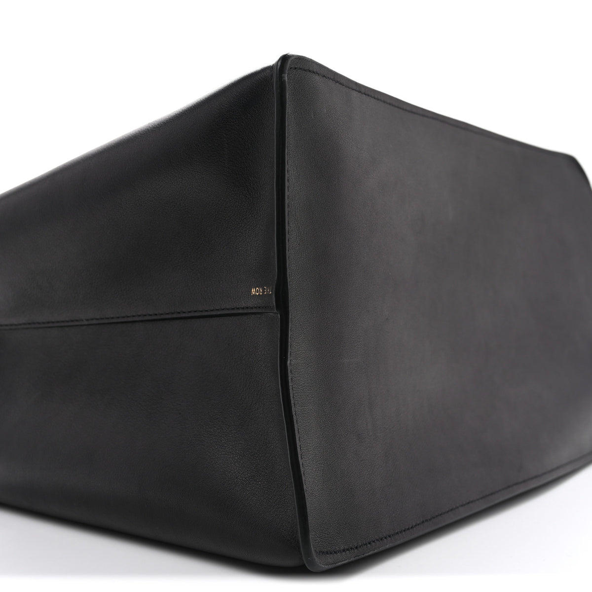 The Row Polished Saddle Calfskin Idaho Top Handle Black 8 of 11