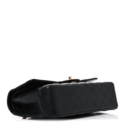 Chanel Caviar Quilted Medium Double Flap Black 3 of 9
