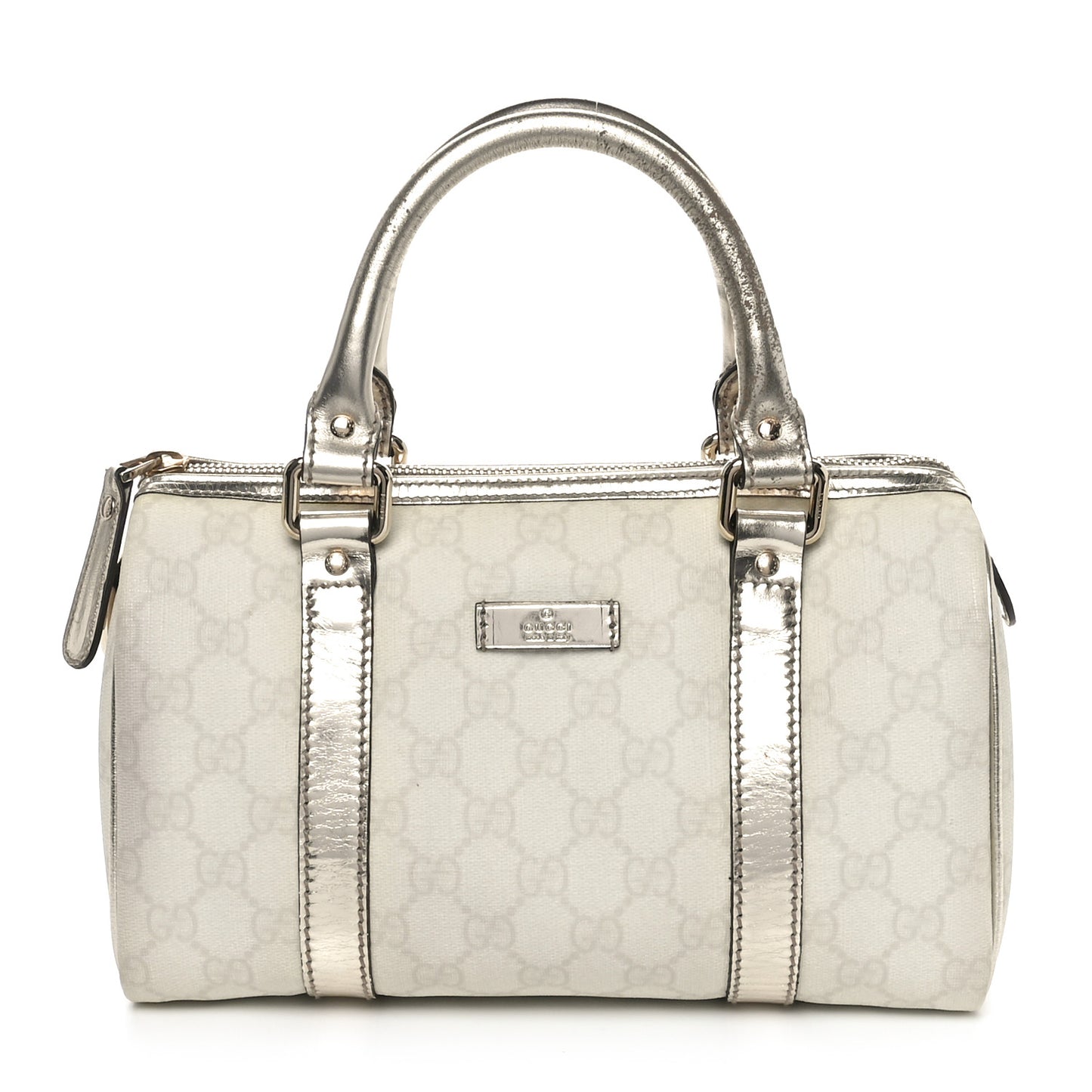 GG Plus Monogram Small Joy Boston Metallic