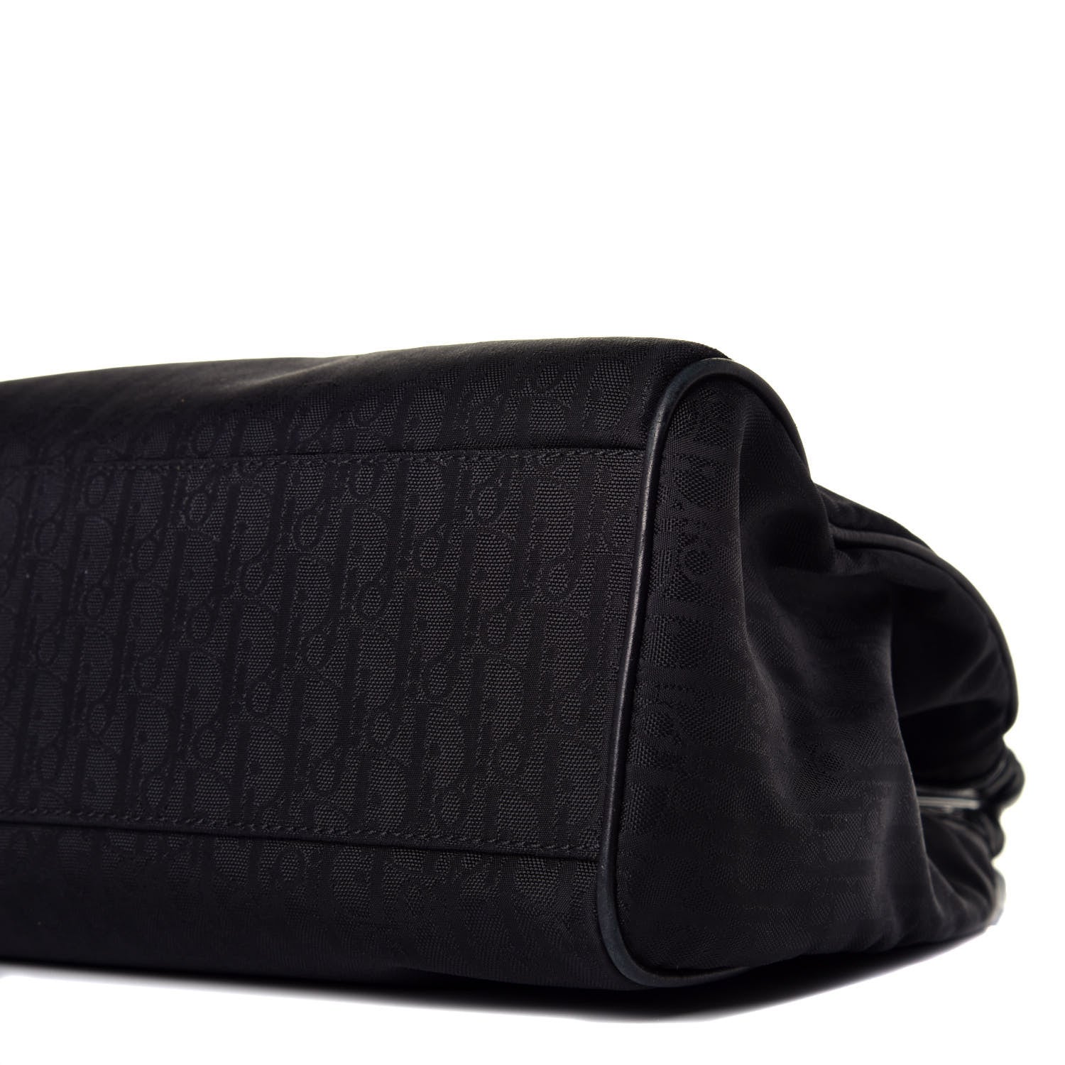Christian Dior Nylon Monogram Small Lovely Tote Black 9 of 9