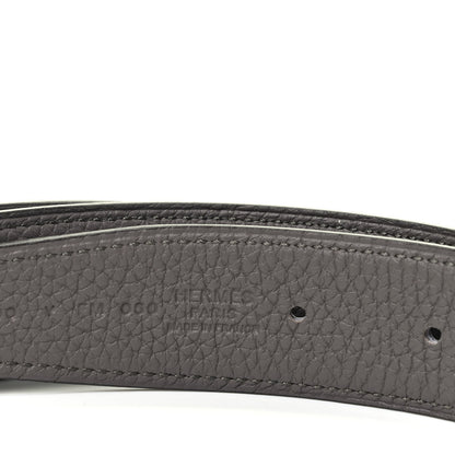 Hermes Box Togo 32mm Belt Strap 90 Black Etain 3 of 3