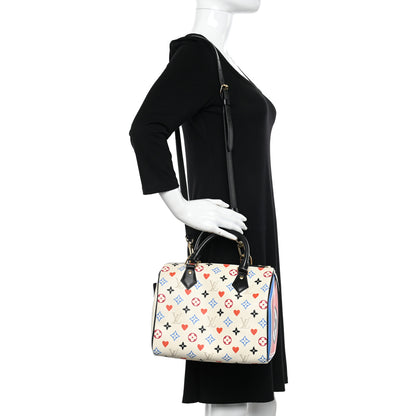 Louis Vuitton Game On Speedy Bandouliere 25 White 2 of 11