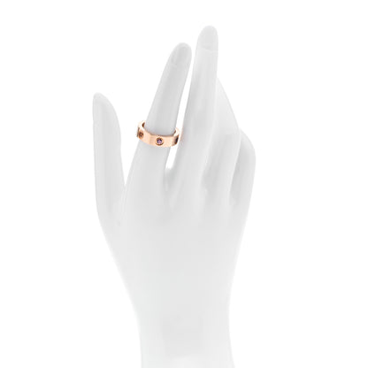 Cartier 18K Pink Gold Sapphire Garnet Amethyst 5.5mm LOVE Ring 53 6.5 2 of 4