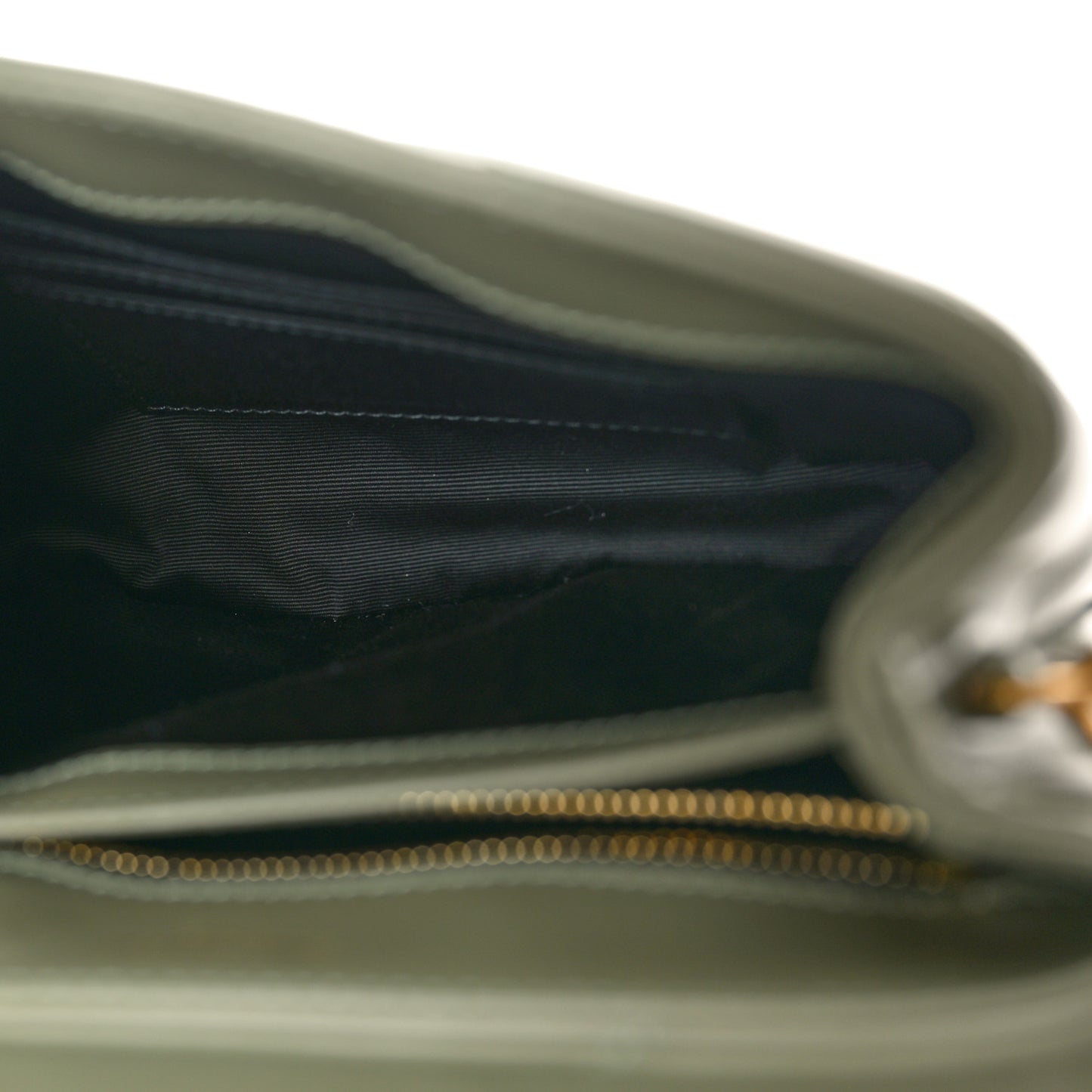Calfskin Y Quilted Monogram Toy Loulou Crossbody Bag Light Sage