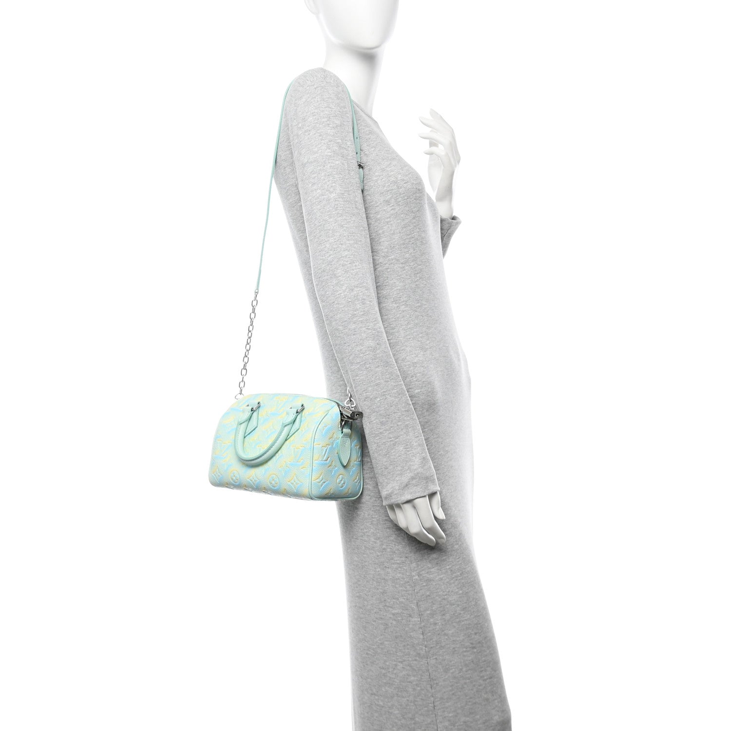 Louis Vuitton Empreinte Monogram Summer Stardust Speedy 20 Water Green 2 of 9