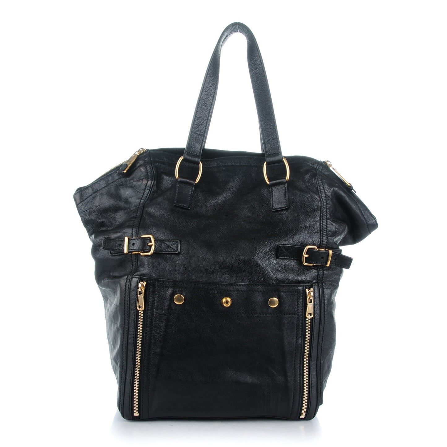 Calfskin XL Downtown Tote Black