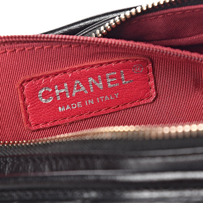 Chanel Aged Calfskin Quilted Medium Gabrielle Hobo Black 9 of 16