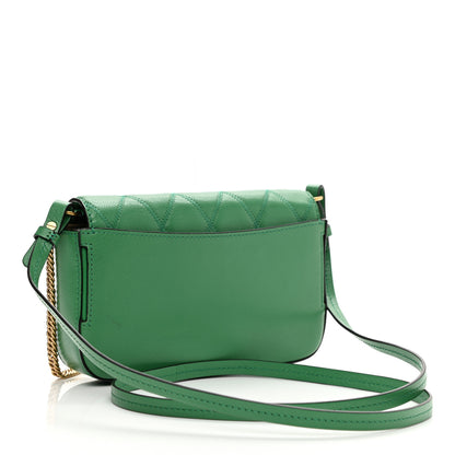 Givenchy Goatskin Quilted GV3 Mini Pocket Convertible Bag Green 3 of 10