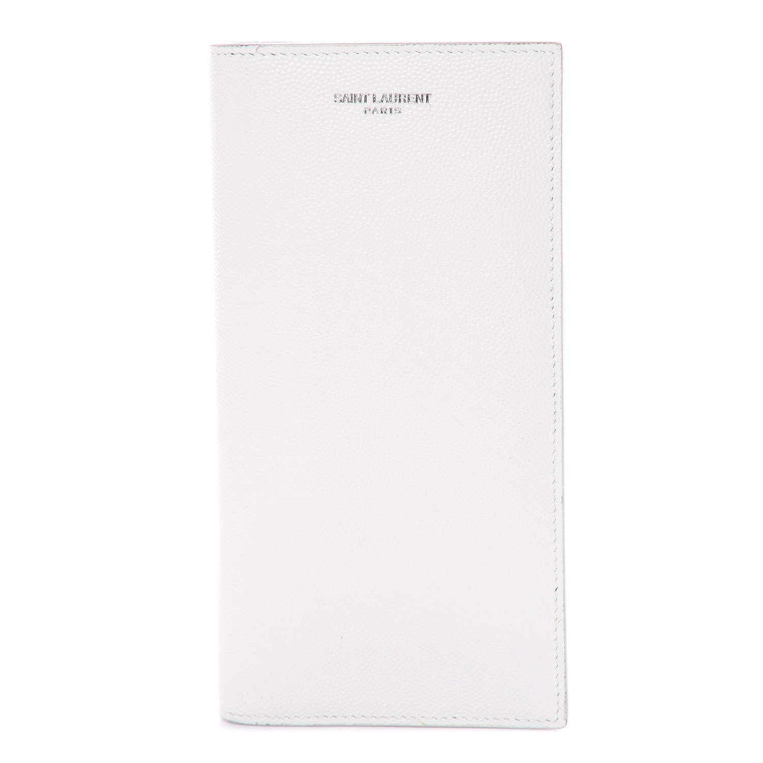 Saint Laurent Grain De Poudre Continental Wallet White 1 of 10