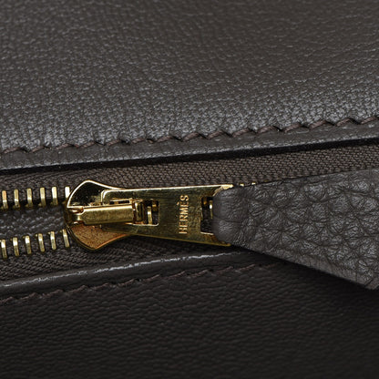 Hermes Taurillon Clemence Birkin 35 Etain 19 of 29