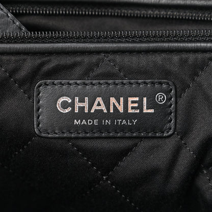 Chanel Shiny Calfskin Quilted Chanel 22 Backpack So Black 6 of 10