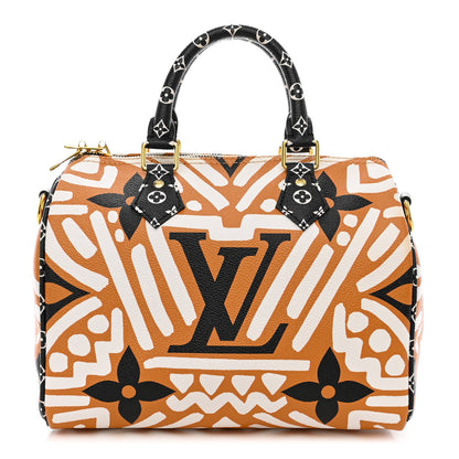 Louis Vuitton Monogram Giant Crafty Speedy Bandouliere 25 Creme Caramel 1 of 9