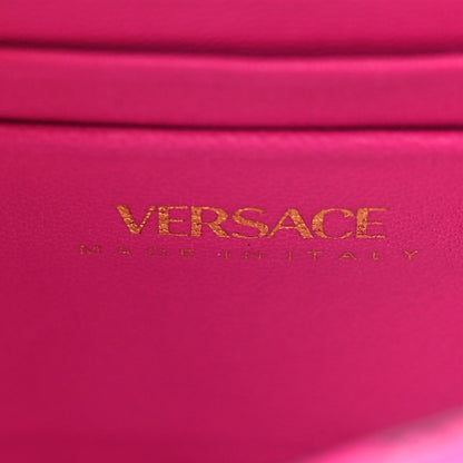 Versace Velvet Quilted Virtus Evening Bag Pink 6 of 10