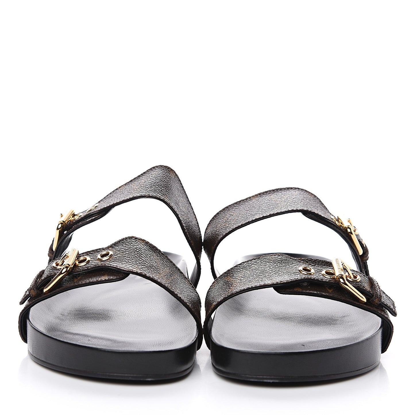Monogram Bom Dia Mule Sandals 42 Black