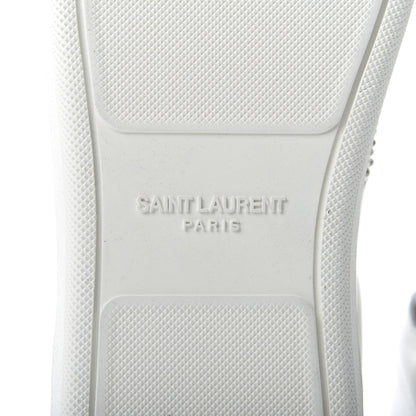 Saint Laurent Nappa Wolly High Top Sneakers 37.5 Optique White 7 of 9