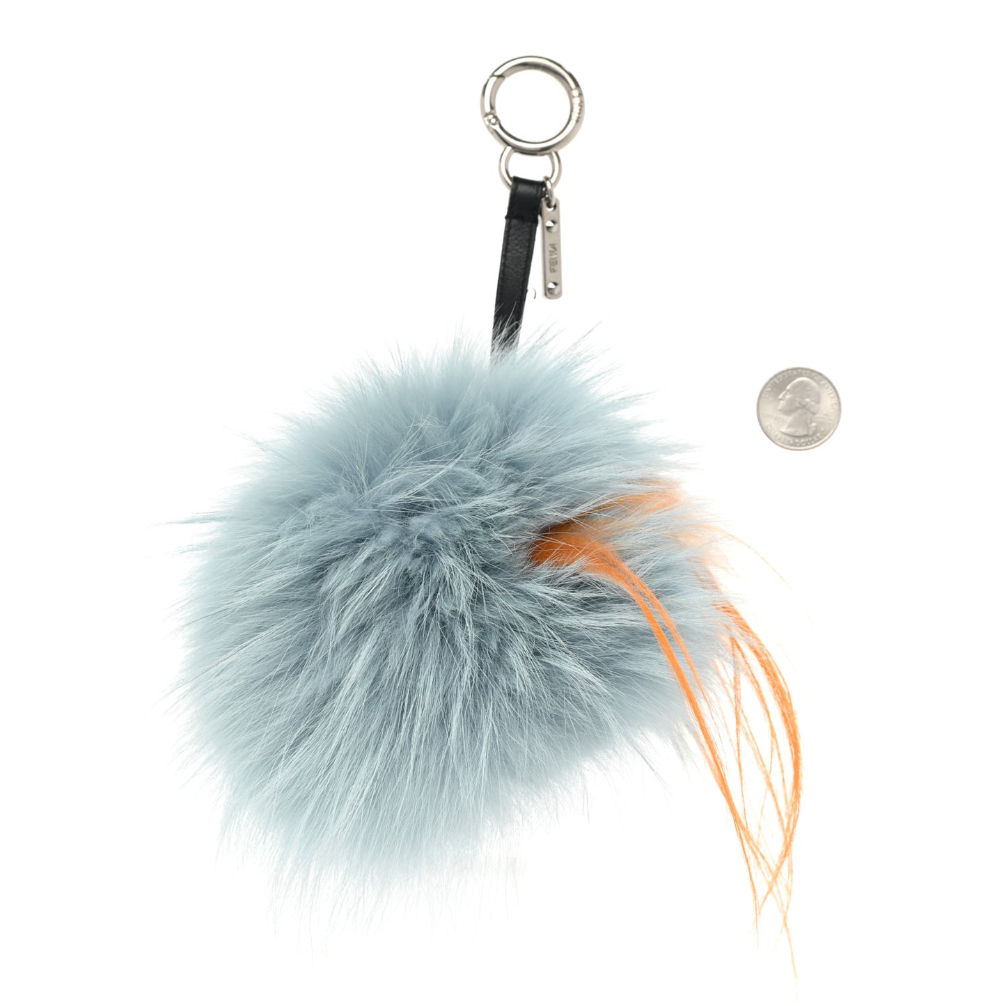Fox Fur Dawny Monster Bag Bug Charm Cactus Viola Multicolor