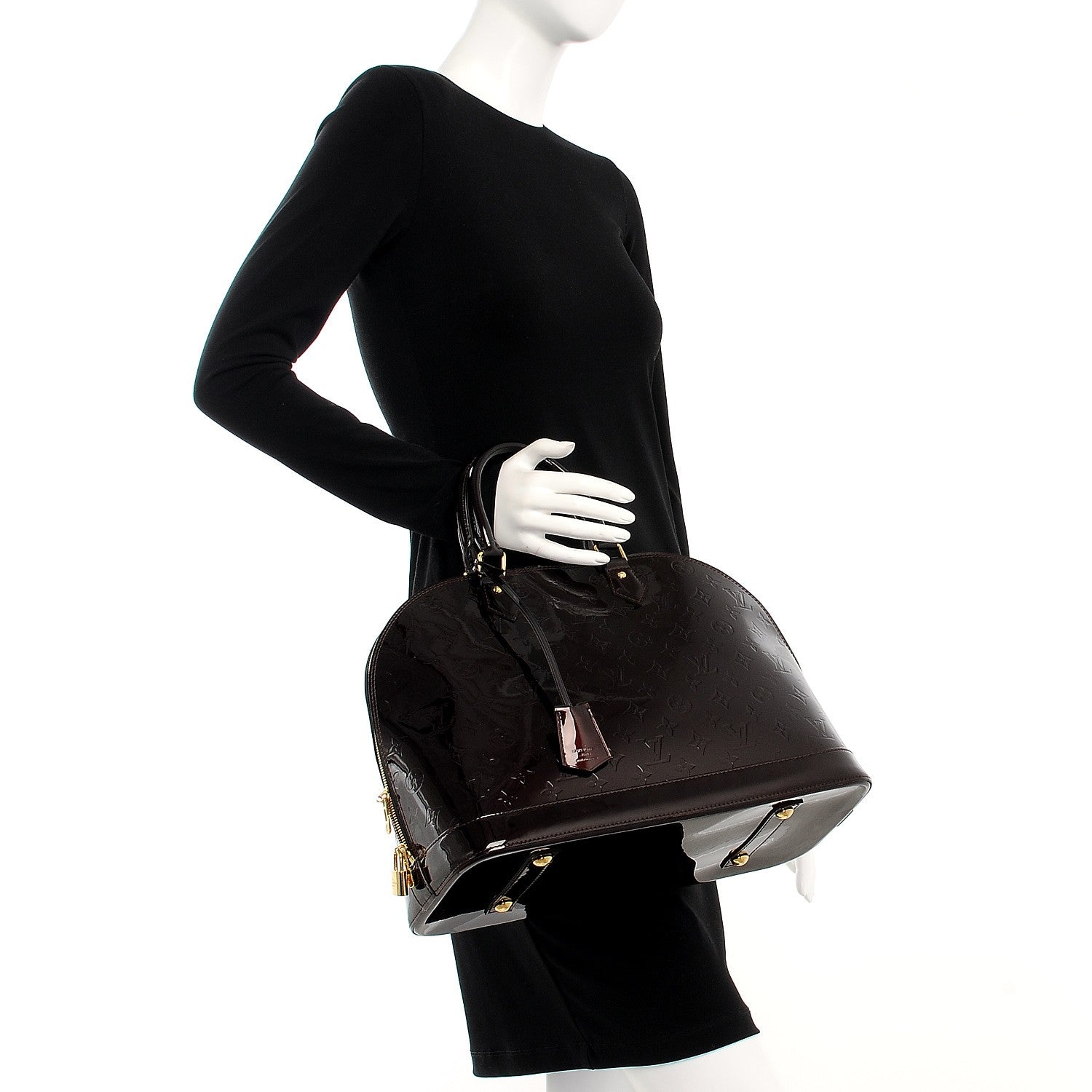 Louis Vuitton Vernis Alma GM Amarante 2 of 12