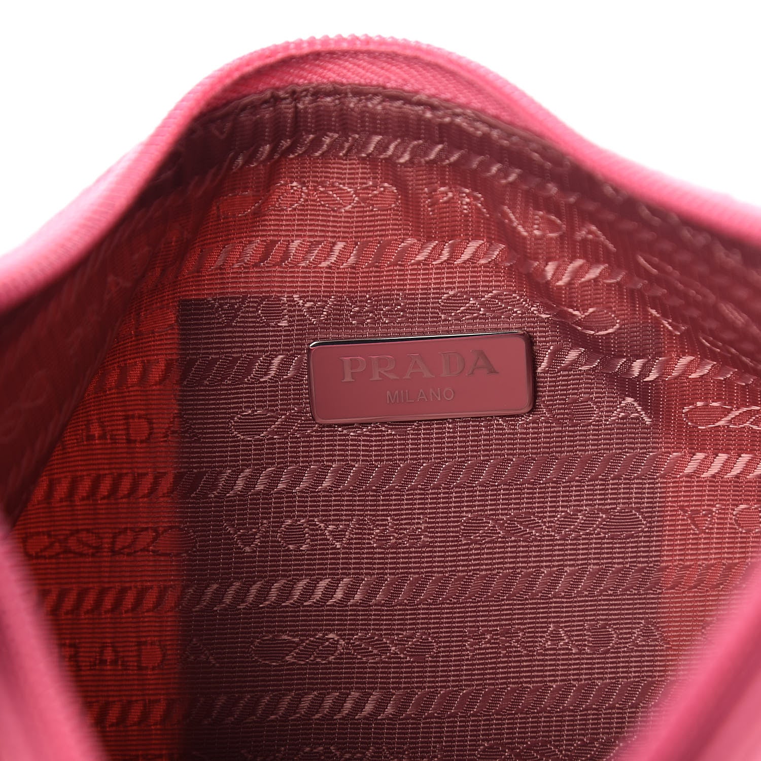Prada Tessuto Nylon Mini Re-Edition 2000 Bag Begonia 6 of 12