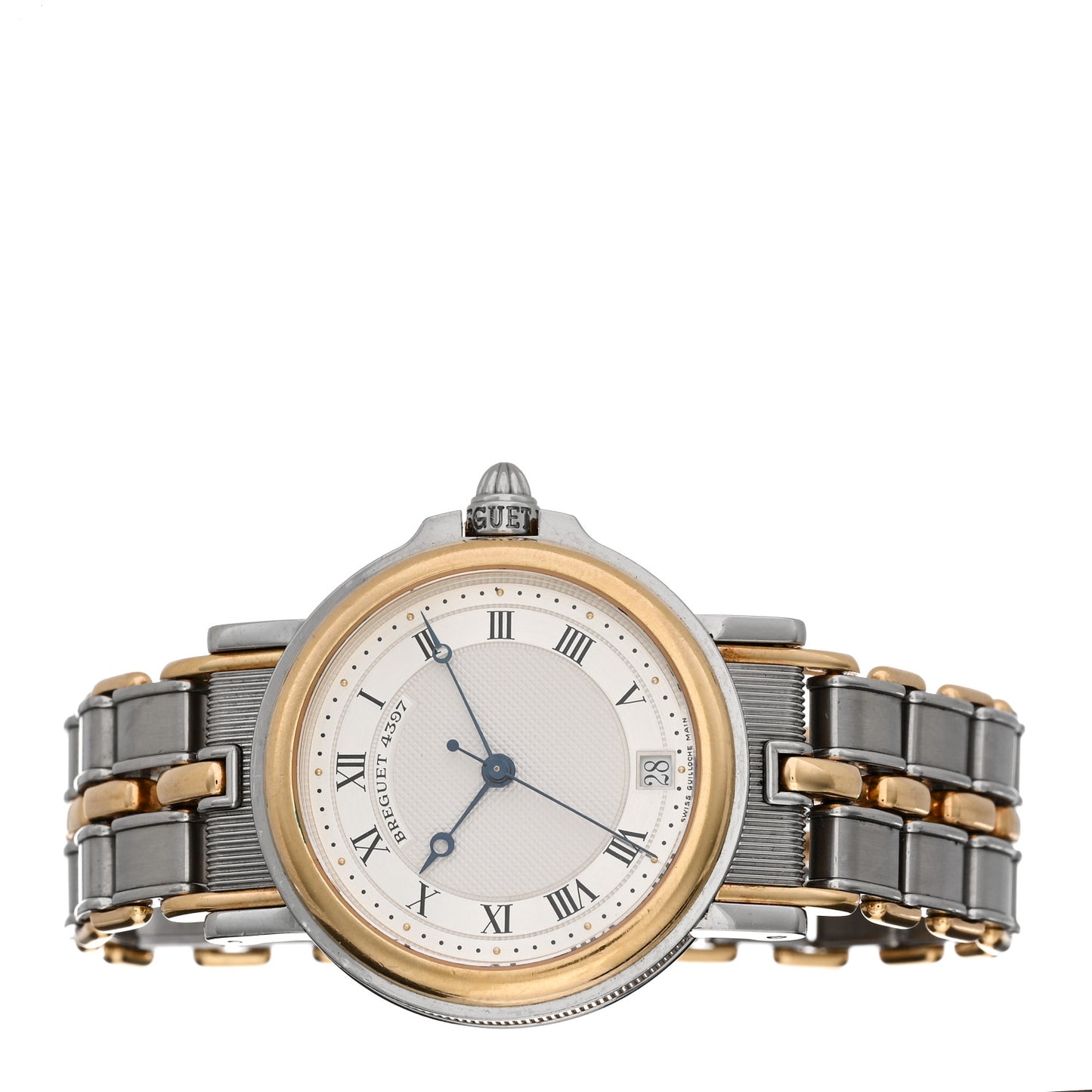 Stainless Steel 18K Yellow Gold 35mm Marine Automatic Watch 3400SA