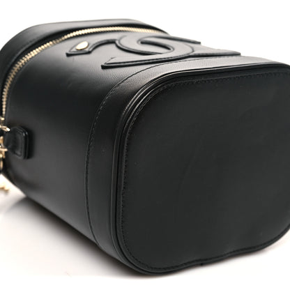Chanel Lambskin Timeless Vanity Cosmetic Case Black 9 of 10