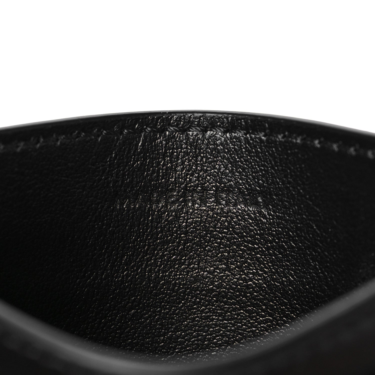 Celine Triomphe Canvas Card Holder Black 5 of 5