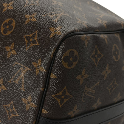 Louis Vuitton Monogram Macassar Keepall Bandouliere 45 11 of 12