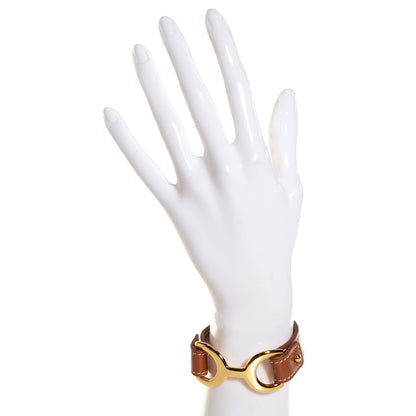 Hermes Tadelakt Pavane Bracelet S Fauve 2 of 7